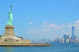 Statue of Liberty and Manhattan